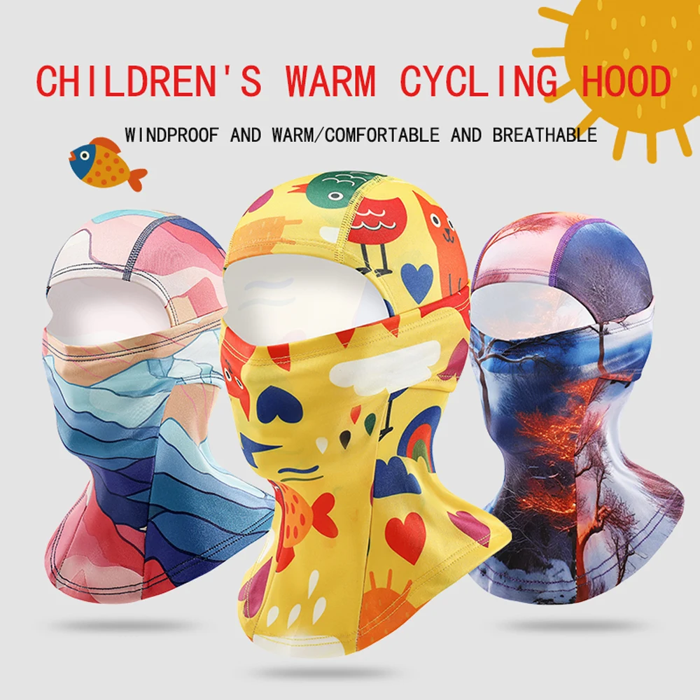 Winter Children's Ski Face Mask New Headband Face Protection Warmth Windproof Breathable Outdoor Neck Ski Gear for Men and Women