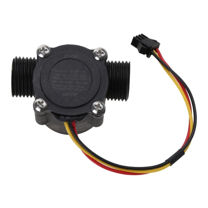 

G1/2 1-30L/min DC5V Water Flow Sensor Flowmeter for Gas Water Heater/electric Water Heater Easy to Install Durable