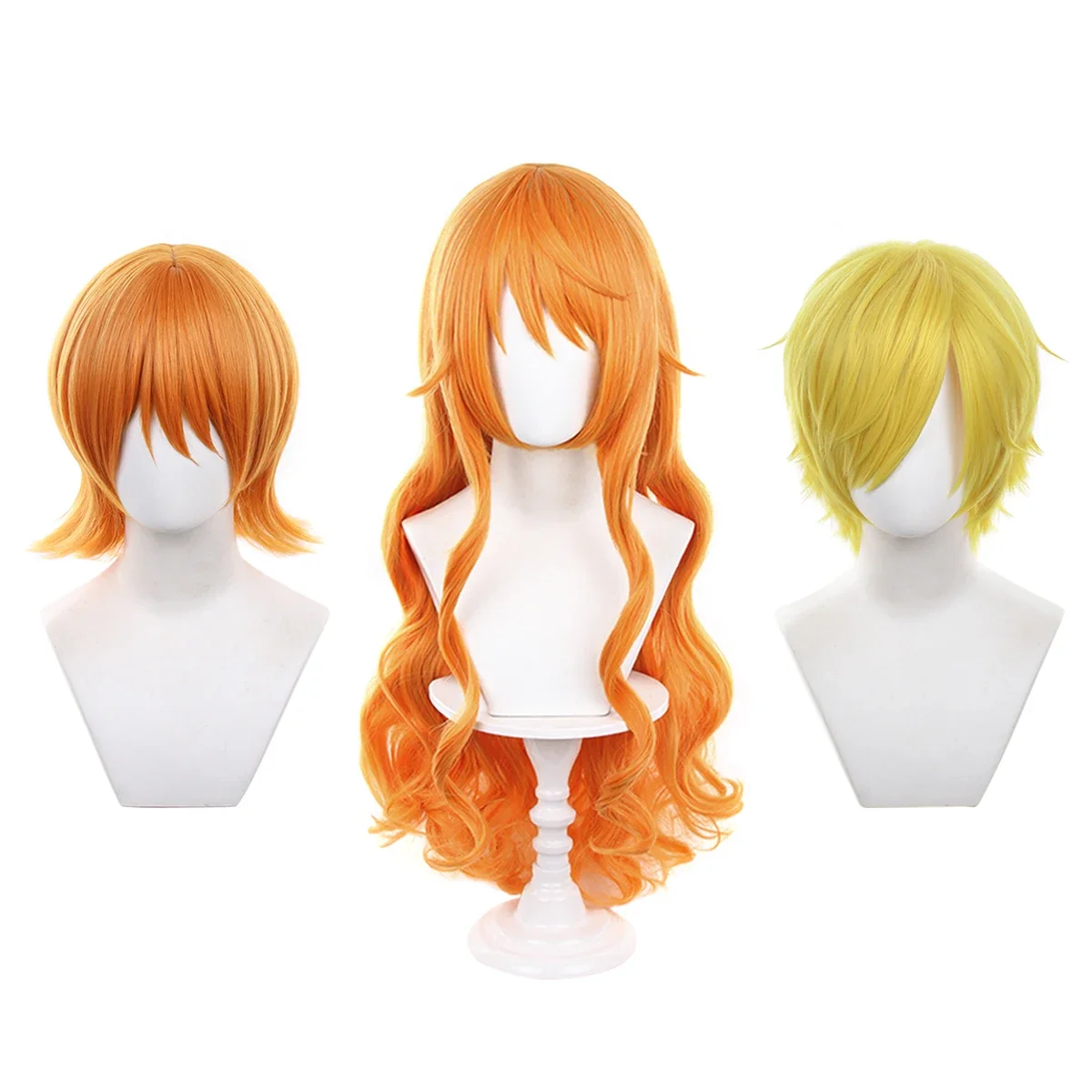 

Cosplay ONE Anime Egghead Island Nami Sanji Cosplay Wig Synthetic Fiber Rose Net Cos Convention Halloween Christmas
