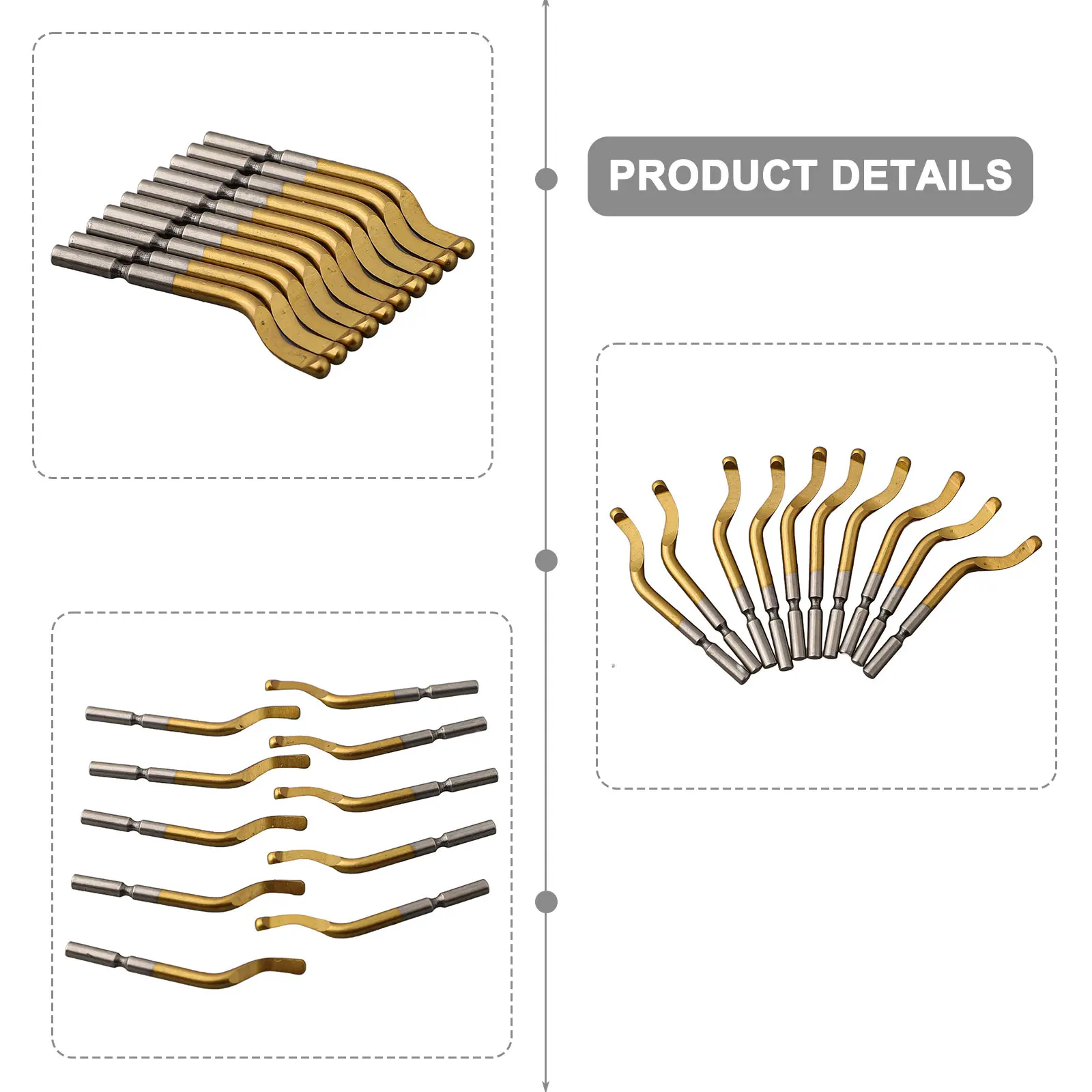 

BS1012 Deburring Burr Blade Scraper Blade Hand Deburring Tool DIY Edge Cutter Scraper Blade Hand Deburring Tool