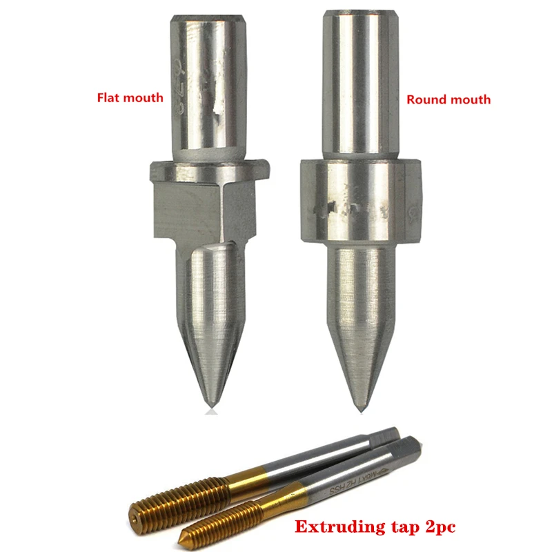 Round head Tungsten carbide Hot melt drill M3 M4 M5 M6 M8 M10 M12 form drill standard round type and thread forming tap