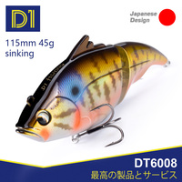 D1 SWIMBAIT JOINT BAIT Fishing Lure 115mm 45g Sinking  Artificial Hard Lipless Wobblers For Pike 2024 Fishing Accessories