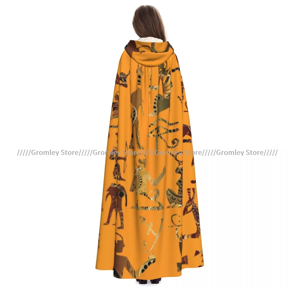 

Египетский африканский этнический плащ ведьмы в этническом стиле, костюм для косплея на Хэллоуин, плащ унисекс для взрослых, накидка в стиле ретро