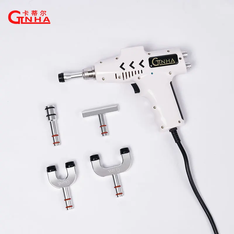 المصنع الأصلي HL.ZG-007 مسدس تدليك العضلات آلة تدليك العلاج مدلك أداة الوجه المحمولة #3