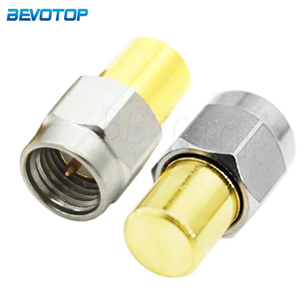 

DC-12GHz 2W 50ohm SMA Male Plug RF Coaxial Termination Dummy Load Connector Socket Brass Straight Coaxial RF Adapters