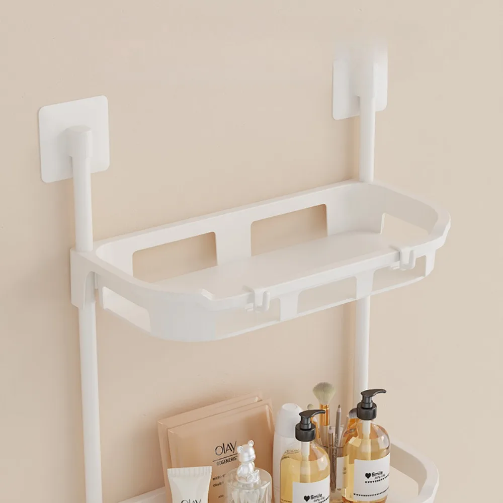 NEW 3-Tier Over The Toilet Rack Standing Plastic Storage Racks Food Storage and Organizing Shelves Vertical Plastic Toilet Stand