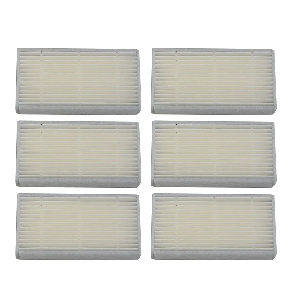 Practical Use Filters Replace Filter Parts Replacement White 6 PCS Accessories Filtering Dust Household Garden