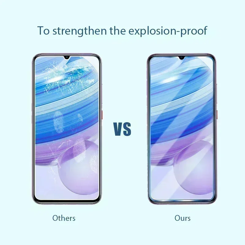 2-5PCSกระจกนิรภัยสําหรับRedmiหมายเหตุ 11 12 Pro Plus 5G 11S 10S 9Sป้องกันหน้าจอสําหรับRedmiหมายเหตุ 10 11 9 8 Pro 5G 10C 9Cแก้ว