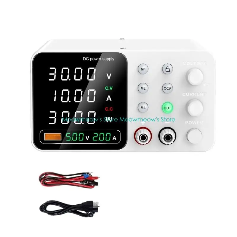 다양한 전기 테스트 요구에 맞는 0~30/60/120V의 넓은 입력 전압 범위와 US 플러그를 갖춘 W91A 전원 공급 장치