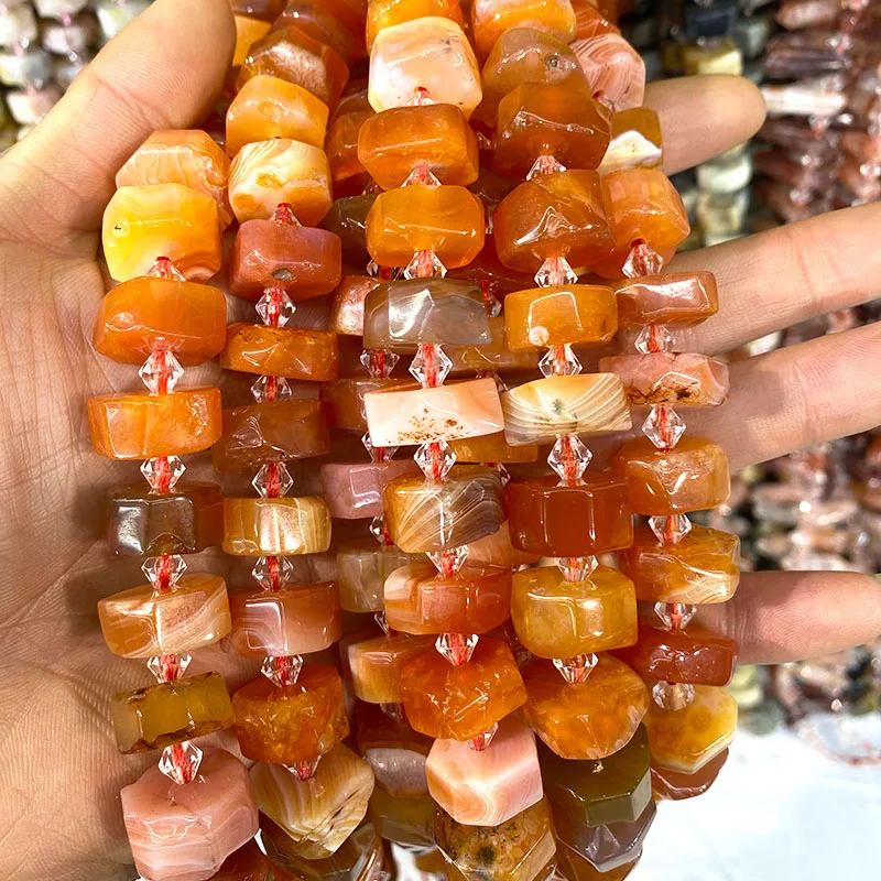 Natursteinperlen Aventurin Achate Tigerauge Jade Rosenquarz Jaspis Runde Armbandperlen für Schmuckherstellung Diy Armband – Detail 8