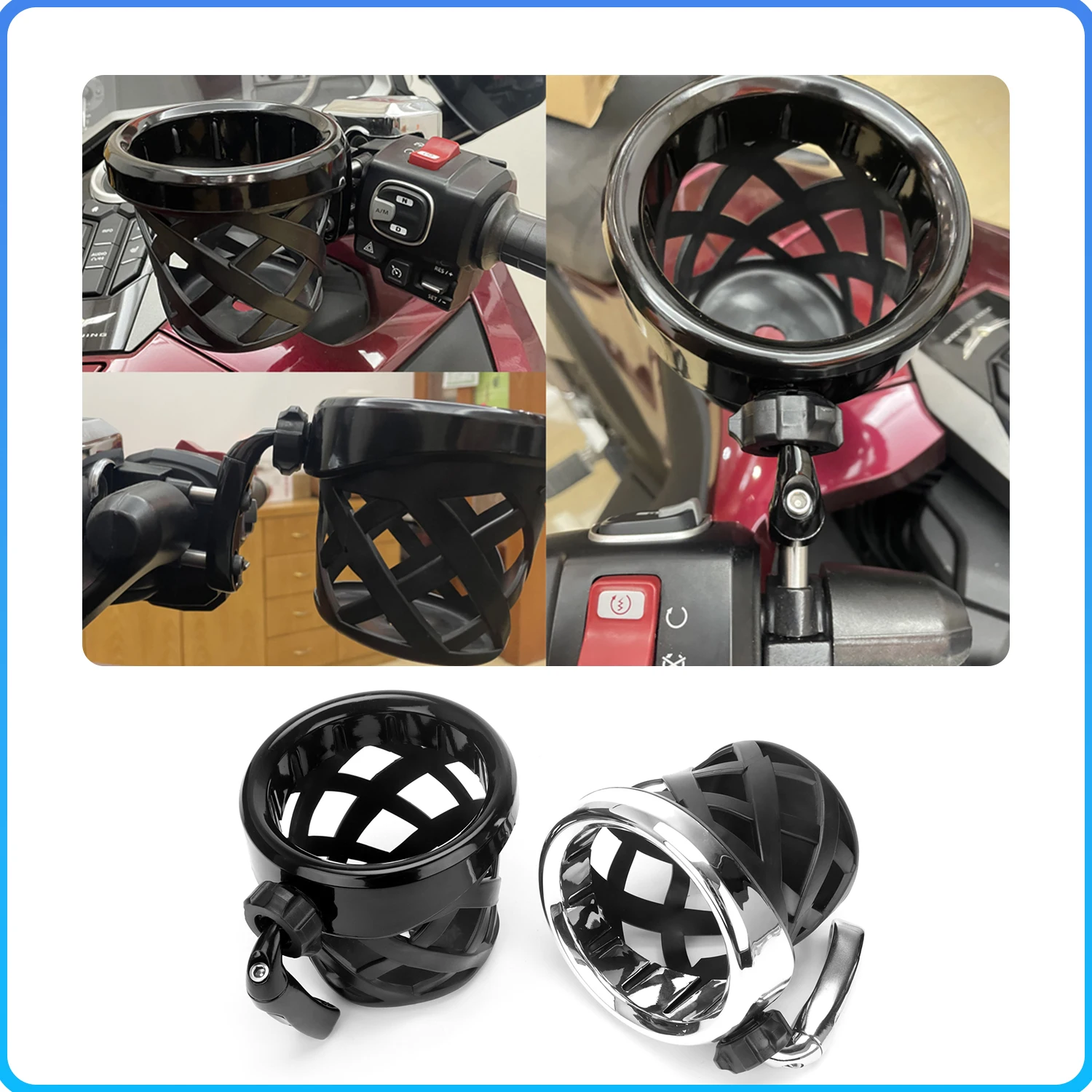 Portavasos para motocicleta, soporte para botella de bicicleta, soporte para taza de bebida para Bmw R18 Classic 2020-2021, Cafe Racer, Motocross, piezas modificadas