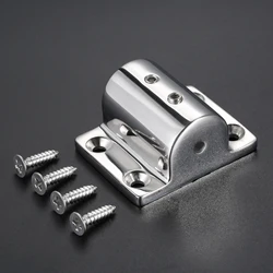 22mm/25mm  316 Stainless Steel Boat 90 Degree Rectangle Stanchion Base Handrail Mount Fitting Kayak Canoe Yacht Marine Hardware