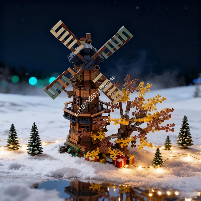 

1778 шт. MOC Mill The Hill идеи и CUUSOOed модель строительные игрушечные блоки сборка идея для рождественского подарка образование дети день рождения