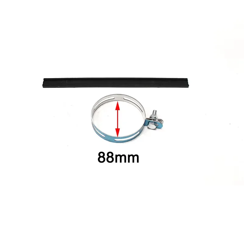 Motorcycle Exhaust Muffler Clamp Exhaust Pip Supporting Bracket Fixed Ring Hanger Band Fixture 60/88mm Support Bracket image 3