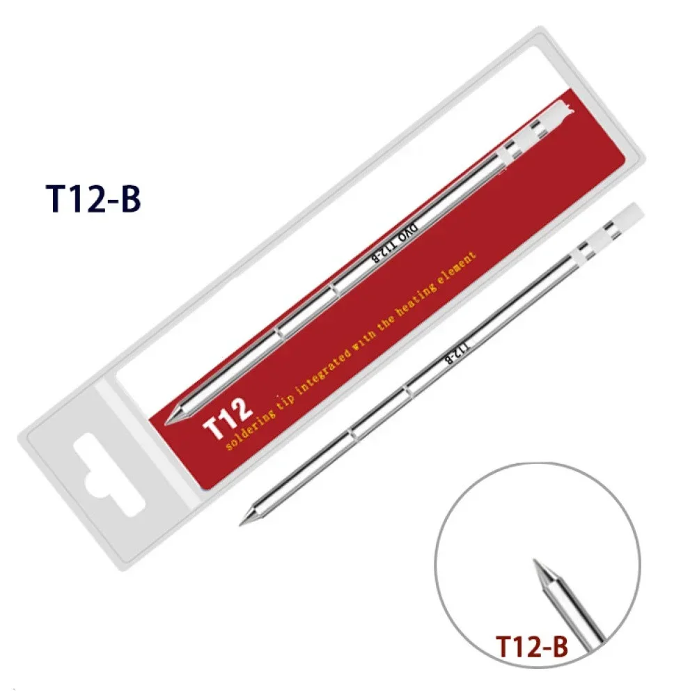 

T12 Series Soldering Tips for 951 Soldering Stations Premium 10g Copper Tips for Lower Temperature Soldering