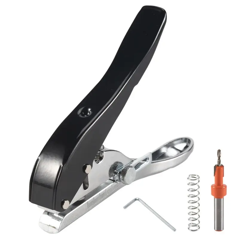 

Happy Too.Screw Covers Hole Punch 8Mm Aperture Round Punch Pliers Credit Photo Paper Card Corner Round Puncher Plier Paper Cutte