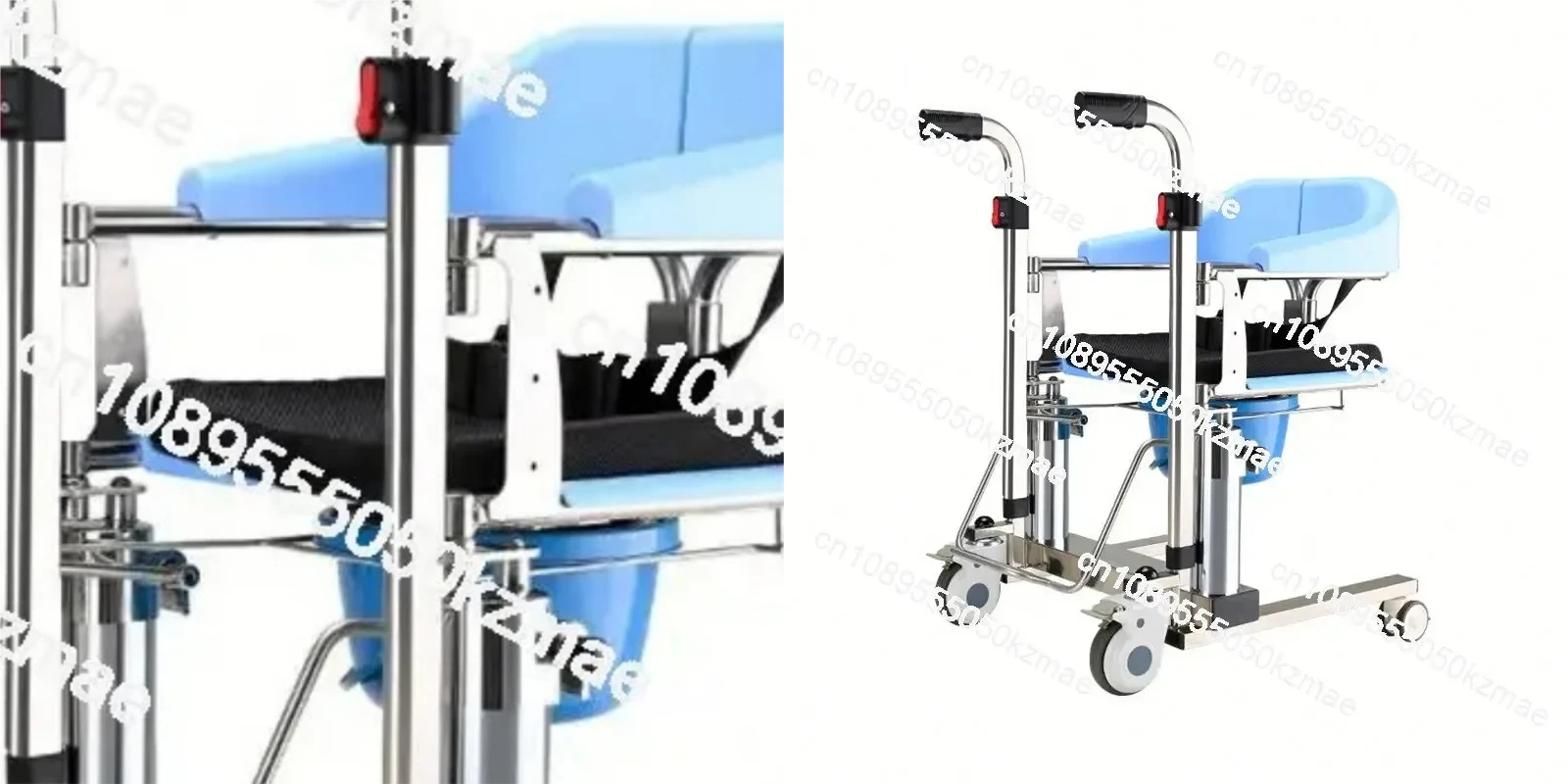 Multifunctional Lifting Chair with Commode Seat | Transfer Aid for Elderly, Disabled & Patients