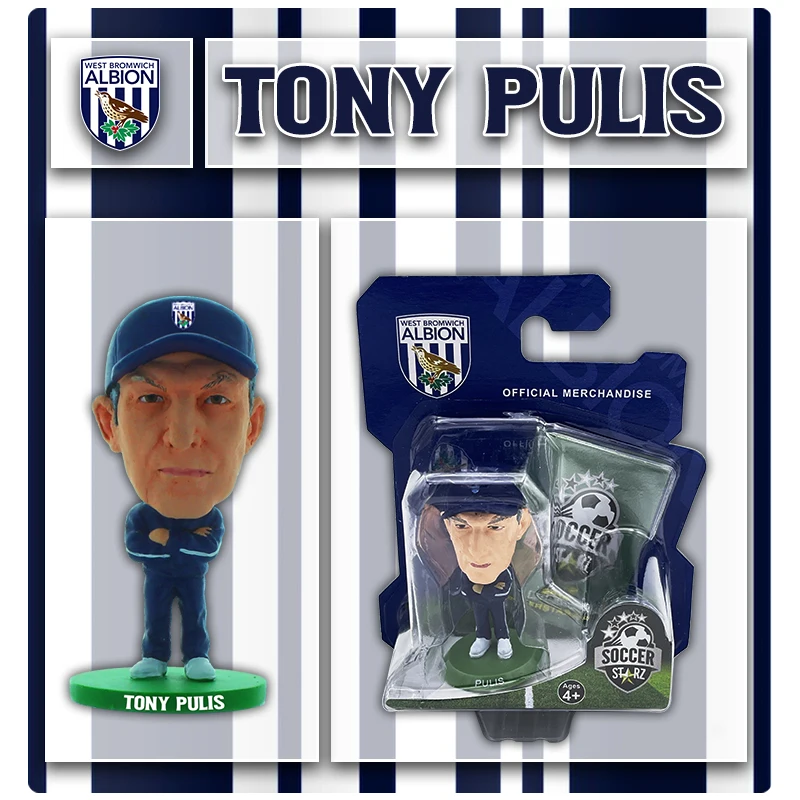 Официальный западный Бромвич Альбион Ф. К. 5 см Фигурки, подарок для модели SoccerStarz