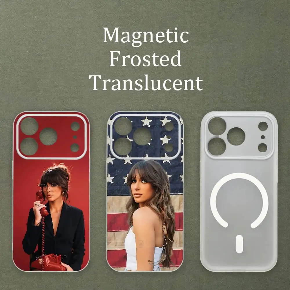 

E-Ella L-Langley Dandelion Magnetic Matte Semi Clear Soft Case For MagSafe Shell iPhone 11 15 17 16 12 14 13 Pro Max