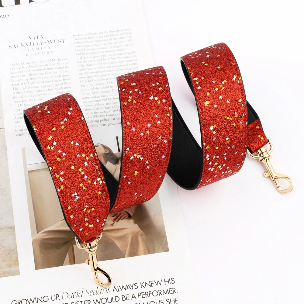 Fashion Women\'s Bag Strap Replacement Shoulder Straps Bright Star Bag Belt Luxury Handbag Parts Accessories