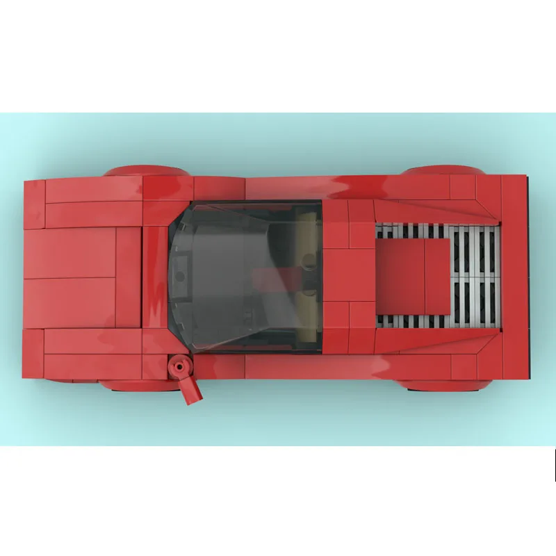 

Конструктор MOC-231719 «Классический красный спортивный суперкар 90-х» (318 деталей), модель для сборки, подарок на день рождения для мальчиков