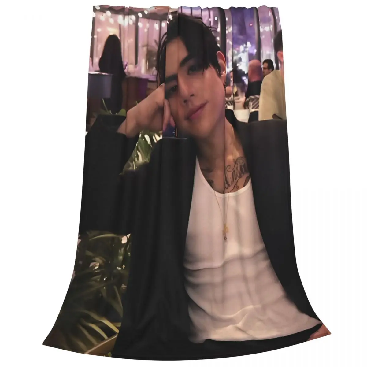 DPR IAN Blanket Cover K-Kpop Flannel Throw Blankets Home Couch Portable Lightweight Bedspreads