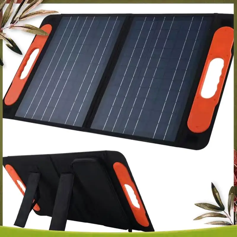 

Reliable-Solar Panel Portable Folding Bag USB Output Solar Charger Outdoor Power Supply For Phone Power Generator