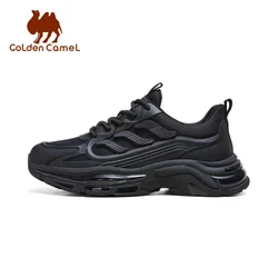 GOLDEN CAMEL Sports Running Shoes Male Sneakers Lightweight Comfortable Mesh Casual Shoes for Men  2024 New Thick Sole Anti-slip
