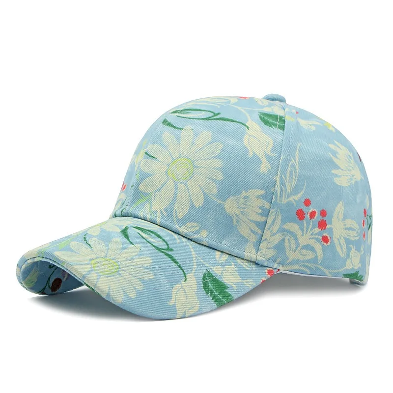 2025 Four Seasons Cotton Print Casquette Baseball Cap Adjustable Outdoor Snapback Hats for Men and Women 215