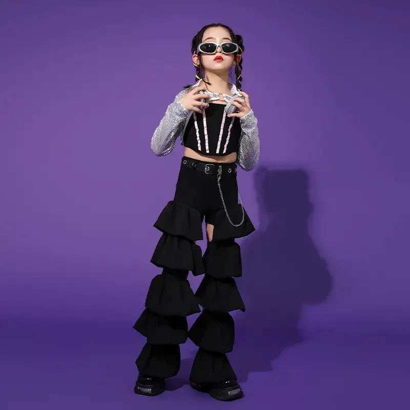 Children's Performance, Cool Jazz Dance Performance, Costume Models, Runway Shows, Fashion, Girls' Fashion Clothing Sets
