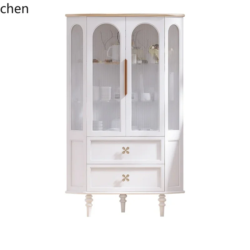 

ZWS. Simple side cabinet tableware wine glass locker large capacity wall high cabinet