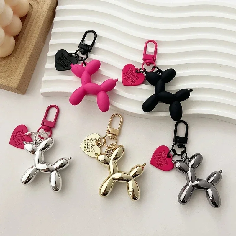 

Fashion Keychain Punk Balloon Dog Women's Keychain Bag Pendant Jewelry Girl Car Keychain Accessories