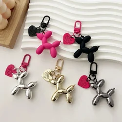 Fashion Keychain Punk Balloon Dog Women's Keychain Bag Pendant Jewelry Girl Car Keychain Accessories