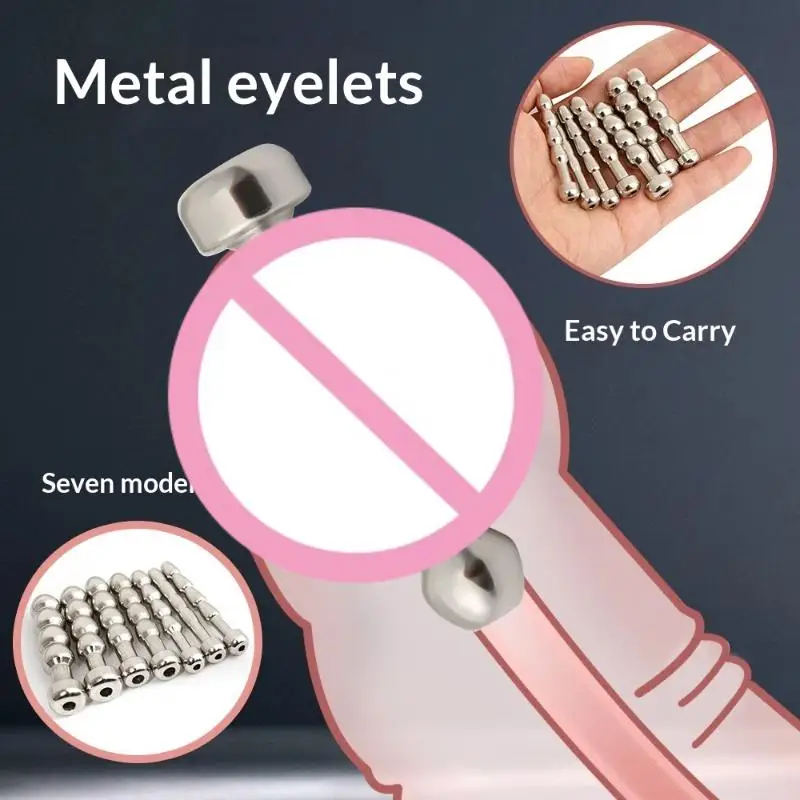 New Urethral Dilatation Metal Catheters Anal Beads Male Sex Toy Butt Plug 5/6/7/8/9/10/11mm Penis Stimulation Horse Eye Stick view 4