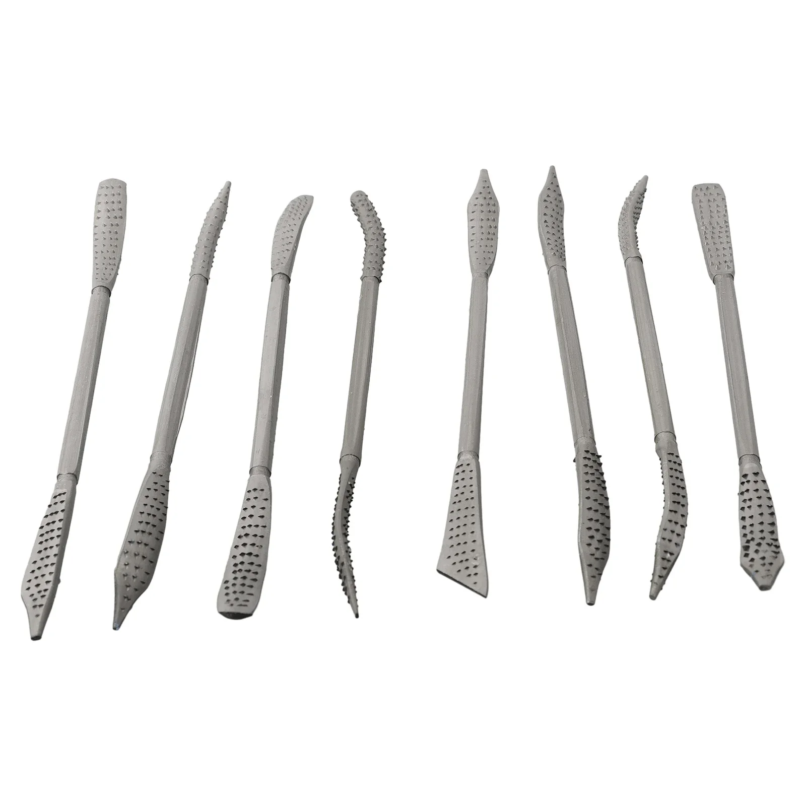 

Comfortable Coarse Riffler Files 8pcs 190mm Carbon Steel Curved Double Ended Mini Workshop Equipment Professional