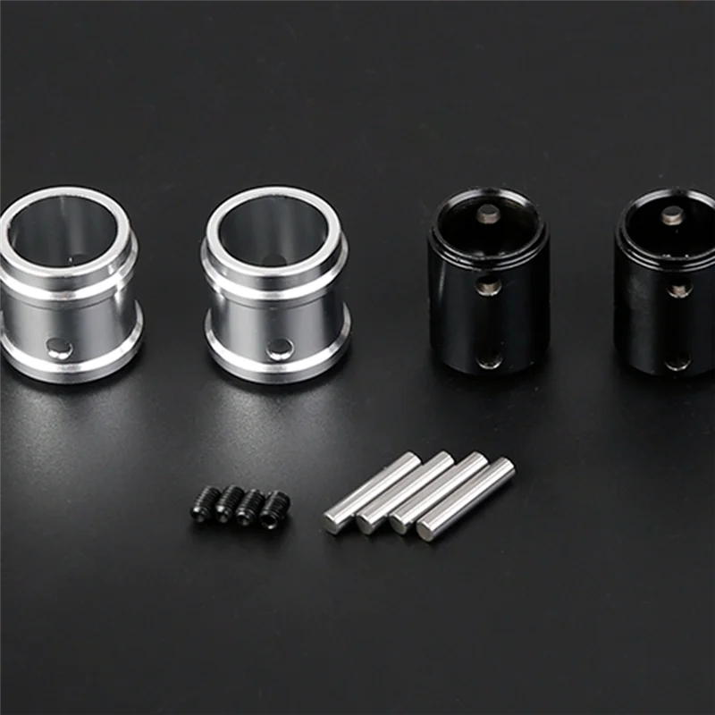 Quick-Release Front and Rear Output Shaft Sleeve Kit for 1/5 Losi 5Ive T ROFUN ROVAN LT Rc Car Toys Parts,Silver