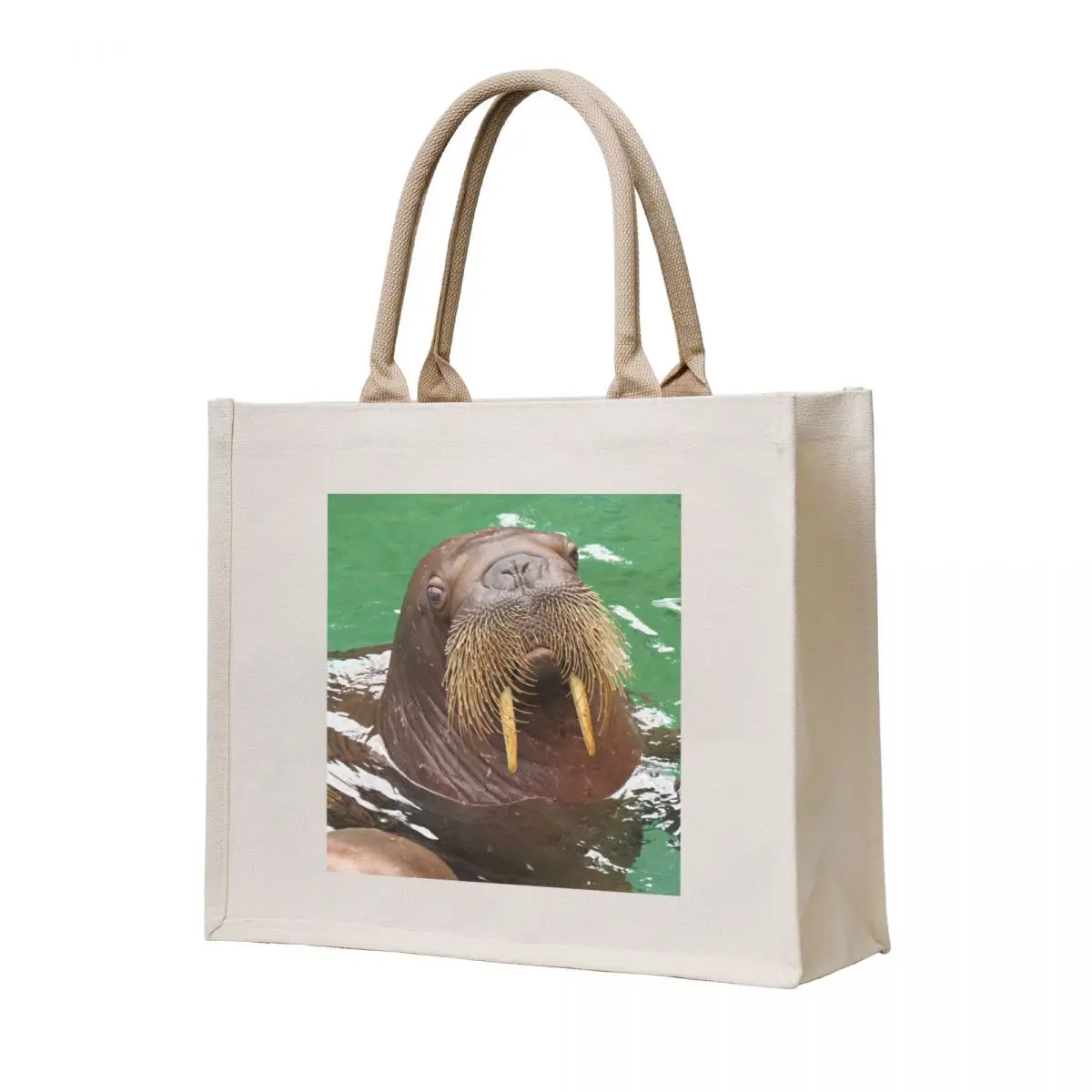 

Walrus Whiskers Tote Bag handbag tote bag canvas cute tote bag