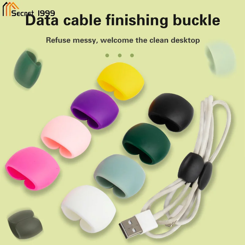 

20pcs Cable Winder Cable Organizer Clips Mouse Wire Headphone Holder Usb Charger Holder Desk Tidy Organizer Wire Cord Protector