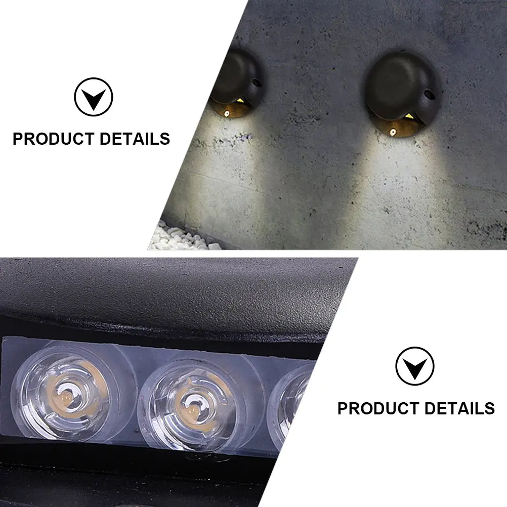 

1 шт. Уличный светодиодный светильник с боковым свечением, водонепроницаемый, противоскользящий, для газона и ландшафта, наземный светильник, уличный напольный светильник