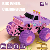 JJRC Q157 2.4G Climbing Remote Control Car Pink Purple Girl Toy RC Off Road Model Trucks Vehicle Children Toy Gift