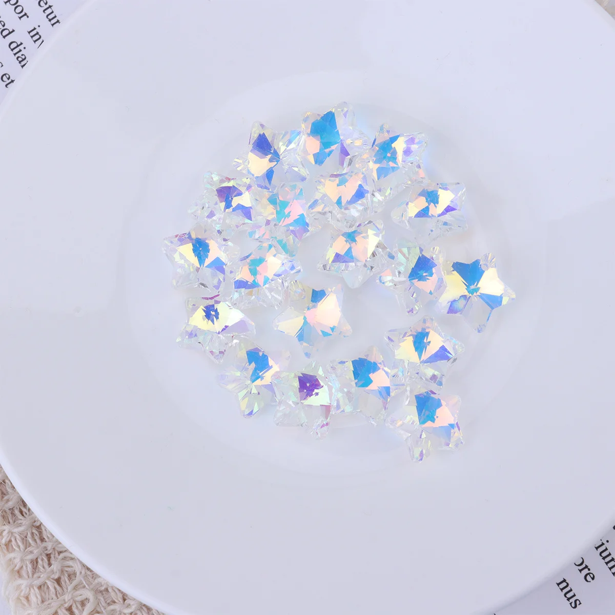 

100Pcs DIY Pendant Charms Ab Drill Jewelry Accessories Multi-Shape Pendant for Necklace Bracelet Earrings