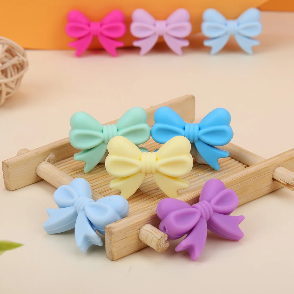 5 pçs mini contas de silicone arco de cor sólida para diy jóias fazendo personalizar brincos colar pulseira chaveiro acessórios