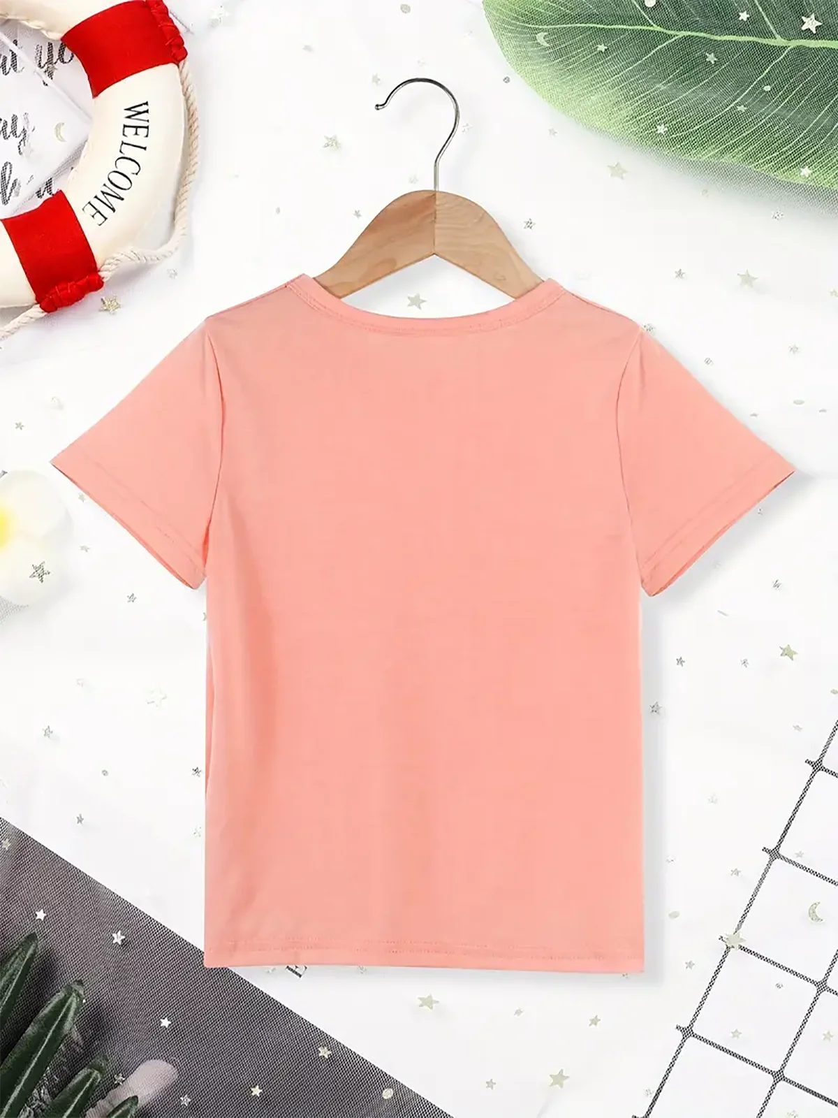 Kawaii Unicorn 6 Years Girls Clothes Aesthetic Cartoon Pink Cute Kids T Shirt Short Sleeve Summer Basic Tops Cheap Fast Delivery