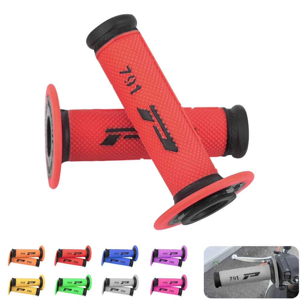 17 Colors Handle Grip Motorcycle High Quality EMIG Dirt Pit Bike Motocross 7/8" Handlebar Rubber Gel Hand Grips Brake Grips image 3