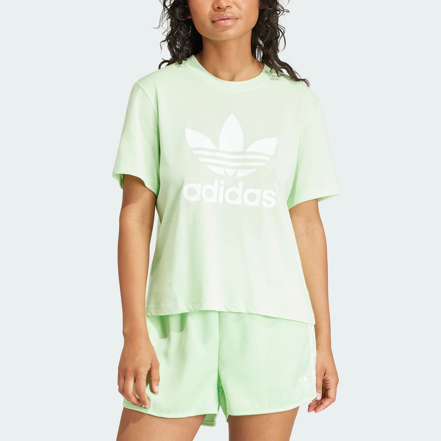 

Adidas Official Genuine Three Stripes Retro Women's Summer New Sportswear Short Sleeve IN8436
