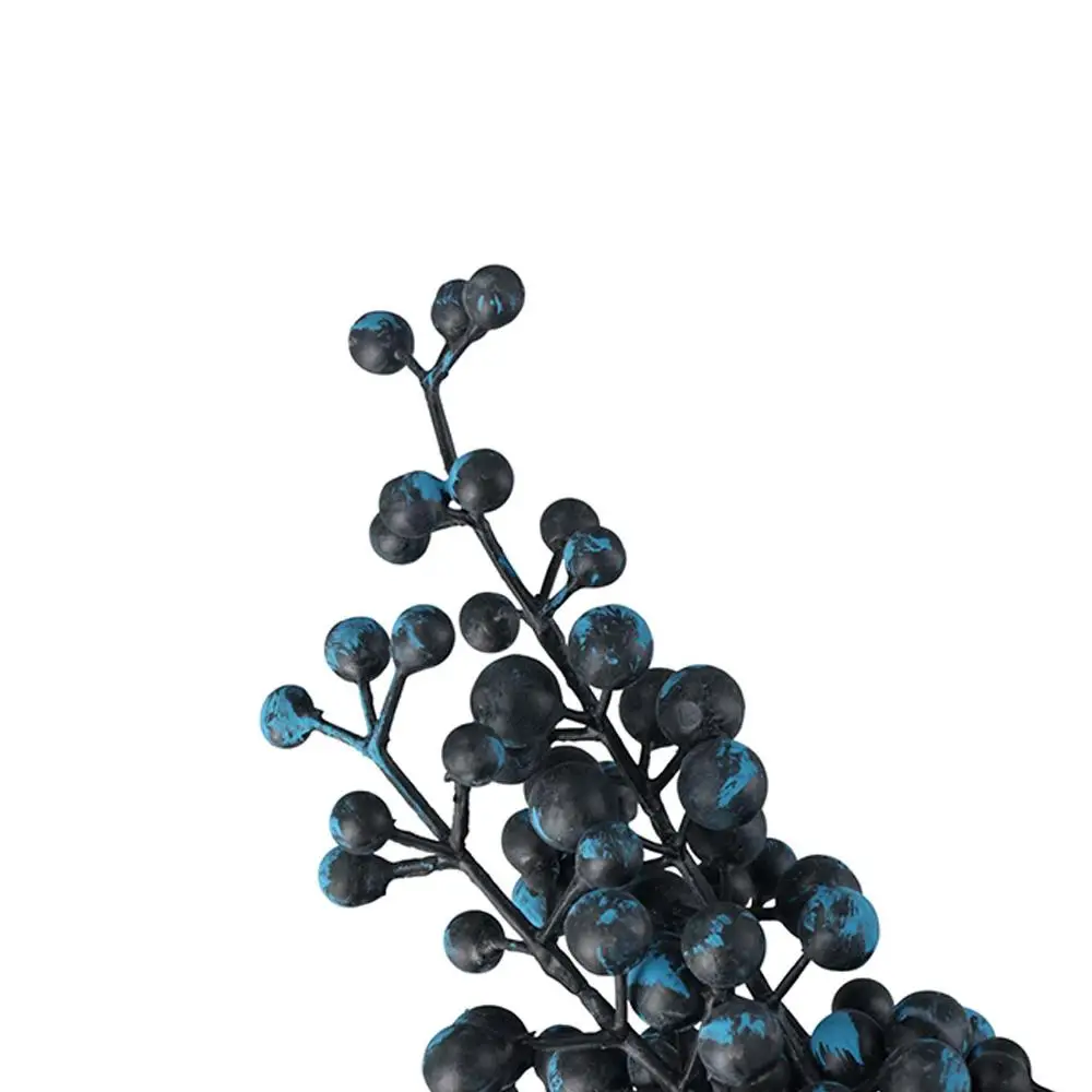 Bacca التوت الأحمر ديكور المنزل حفلة احتفالية السنة الجديدة زهرة اصطناعية زينة عيد الميلاد زهرة التوت وهمية