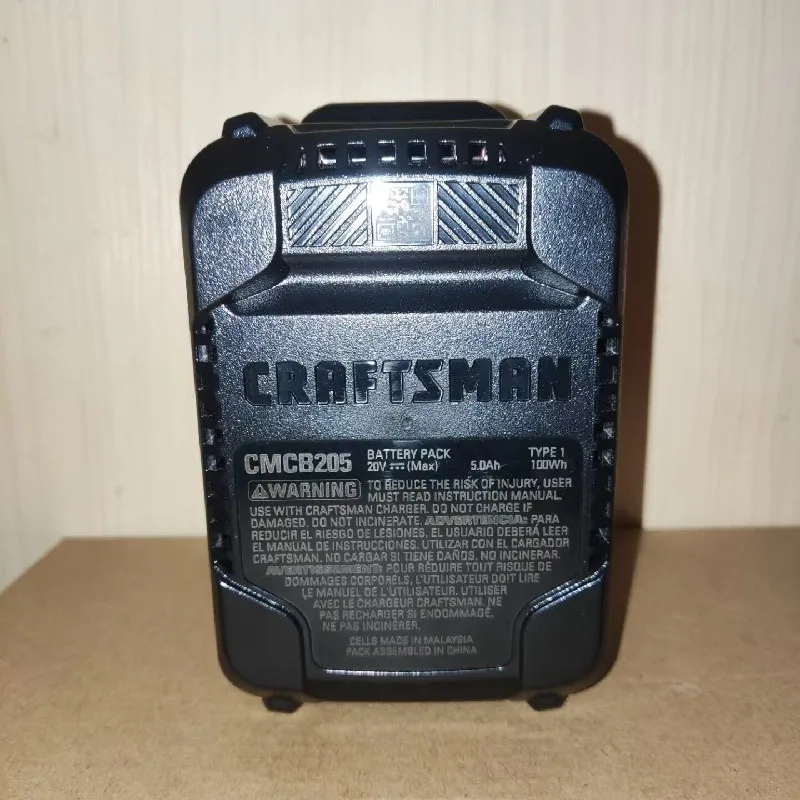 100%Original 5000mAh 20V 60V For Craftsman CMCB201 CMCB202 CMCB204 CMCF800 CMCD700 CMCD721 Power Tool Lithium Battery