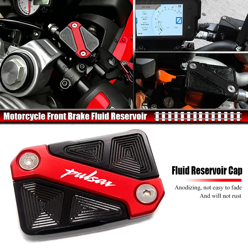For Bajaj Pulsar 200 NS 200 RS 200 AS 220 F Pulsar 180 150 Dominar 400 Master Cylinder Cap Front Brake Fluid Reservoir Cover