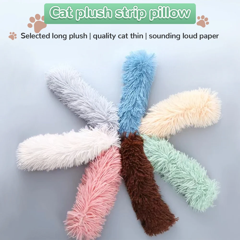 Plush Cat Chew Toy Catnip Plush Pillow Cat Toys Interactive Nibbling Kitten Pet Toys Pet Supplies Cat Supplies Cat Accessories