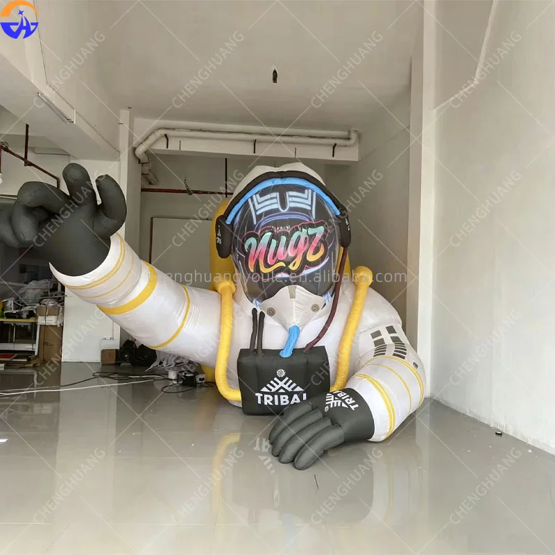 Giant Inflatable Astronaut Model, Decor Prop for Music Festival, Concert, Shopping Mall, Scenic Area & Party Ornaments